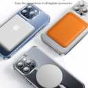 andobil for iPhone 15 Pro Case [360 Ring Stand] [Compatible with Magsafe] Military Drop Protection Non-Yellowing Magnetic 15 Pro Slim Thin Phone Case for Men Women - Ultra Clear, 6.1 inches