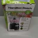 Hamilton Beach Electric Vegetable Chopper & Mini Food Processor, 3-Cup, 350 Watts, for Dicing, Mincing, and Puree, Black (72850)