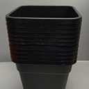 Plant Pots Flower Pot 10-Pack 3 Gallon Planter Nursery Pot Garden Seedling Planters Containers Plastic Injection Molded Pots with Drainage Holes for Outdoor Indoor Plants Vegetables, Black