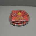 72 Pcs Christmas Plates Disposable Party Set Red Black Plaid Christmas Tree Holiday Paper Plates and Napkins for Chirstmas Party Table Decorations