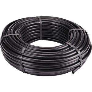 Raindrip 052020P 1/2-Inch Drip Irrigation Water Supply Tubing, For Garden Irrigation Drippers, Emitters, and Systems, Black Polyethylene, 200 FT