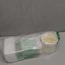 Poeland Clear Rotating Storage Box, Makeup Organizer Tray, Medicine Cabinet Shelves Organizer for Bathroom Mirror Cabinets, Counter, Vanity (Transparent)