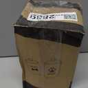 Dog Treat Container Set of 2, Dog treat jar with Airtight Lid, Small dog food container, Dog Cookie Jar for kitchen Counter, Treats Canister, Pet Treat Container 8.3x4.9 & 7.1x4.3 (Black)