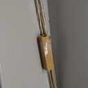 Curtain Rods for windows 32-48 inch, 5/8 inch Decorative Gold Splicing Heavy Duty Metal Curtain Rod set with Brackets