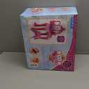 Toddler Vanity Magic Makeup Set Table & Chair Girl Toy Automatically Mirror with Music Light Pink Toys for 2 3 4 Year Old Girl Hair Salon Pretend Play Princess Dress Up Playset Valentine Gift age 3-5