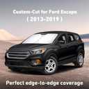 EcoNour Windshield Sunshade Compatible for Ford Escape 2013-2017 2018 2019, Sun Visor for Front Windshield & Window Sun Shade Cover, UV Heat Blocker & Protector, Car Accessories