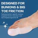 2 x 20 Count Bunion Pads & Toe Protector Set | 10P Toe + 10P Bunion Correctors, Soft Gel Toe Cap for Foot Pain Relief, Friction & Pressure Protection