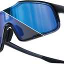 CHAMELO Falcon Smart Sports Sunglasses with Instant Automatic Tint Adjustment, Solar-Powered, IP68 Waterproof (Obsidian)