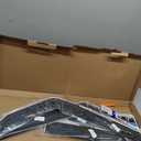 in-Channel Rain Guards for Jeep Wrangler JL 2018-2026/ Jeep Gladiator 2020-2026, Window Visor Shields Vent Deflector Shade Wind Dark Smoke 2019 2021 2022 2023 2024 2025, Tape-On Outside-Mount, 4PCS