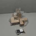 AORYVIC Solid Wood Legs for Furniture, L-Shaped Bed Risers, Furniture Legs for Sofa Couch Dresser Cabinet Table, Couch Sofa Feet, Furniture Risers, Bed Lifters 4 Pack (2 inch, Brown)