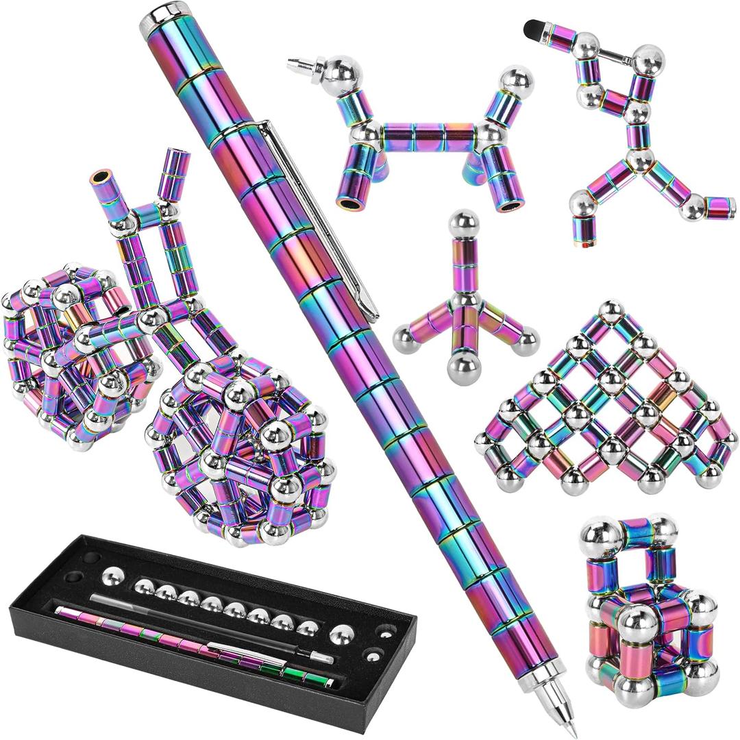 Fidget Pen Magnet Toys Fidget Toys Magnetic Pen Funny Pens Gifts for Teen Boys Teen Girls Gifts for Kids
