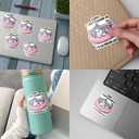 (3 Pcs) Sorry I Can't F*cking Go I'm an Indoor Cat Sticker Cute Cat Quote Funny Pet Humor Vinyl Decal Waterproof for Laptop, Tumbler, Helmet, Mug Gift for Kid Adults Friend Worker 3 Inch