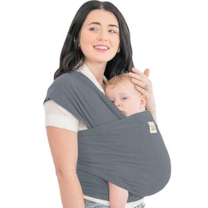 KeaBabies Baby Wrap Carrier - All in 1 Original Baby Carrier Newborn to Toddler Sling, Easy to Wear, Hands Free Bonding, Lightweight, Breathable Infant Wraps 