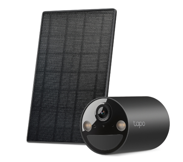 Tapo by TPLink Wireless Outdoor Security Camera, 1080P, Up to 180 Days Battery Life, Free Person Detection, SD/Cloud Storage, Spotlight Color Night Vision, Alarm, No Hub Needed, Black, C403