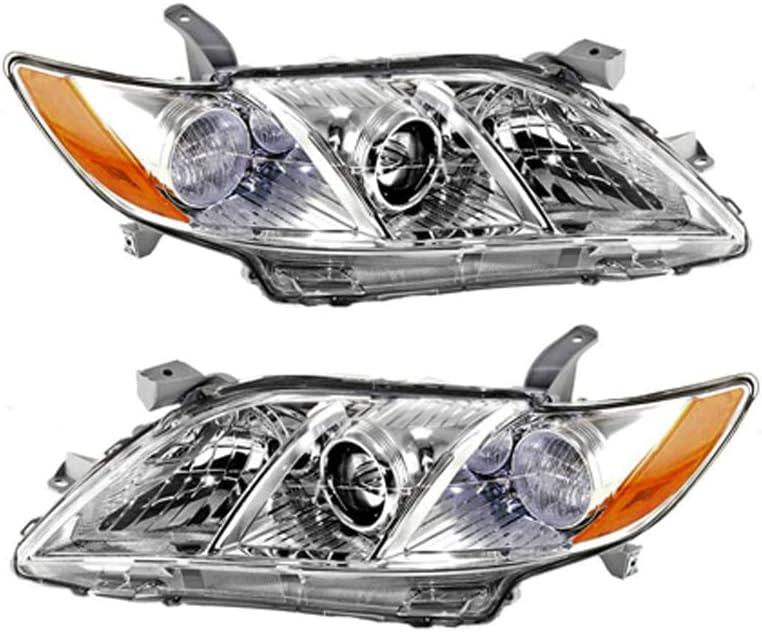 RAREELECTRICAL New Headlight Compatible With Toyota Camry Le Sedan 2007-2009 By Part Number 81130-06202 8113006202 81170-06202 8117006202 To2519105 To2518105