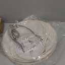 Bell Lamp Shades Set of 2, 6"Top x 13"Bottom x 10"High, Beige Shade Replacement for Table Lamps, Floor Lamps, Fabric Natural Linen Hand Crafted(Spider Fitter), Harp Holders Included, Assembly Required