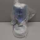 Amazon Basics Gravity Pet Food Feeder for Dogs and Cats, Easy to Clean, Easy to Fill, Removable Lid, 6-Pound Capacity, Small, Gray