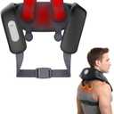 Shiatsu Neck and Back Massagers with Heat, 150 Mins Uses, 4 Modes & Adjustable Massage Head, Electric 3D Deep Tissue Kneadin for Shoulder, Leg, Muscle Soreness, Pain Relief, Relaxation for Women, Men (Black)