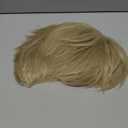 QUEENTAS Short Blonde Wig,Pixie Cut Wigs for White Women with Bangs Pixie Layered Short Hair Wigs for Women Synthetic Hair Daily Use Cosplay(Light Golden Blonde)