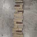 4 Piece 36'' x 6'' Stone Column Wrap with 2 Pieces 9'' x 6'' x 2'' Post Caps Faux Stone Column Wrap(Gray)