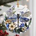 Christmas Ornaments, Dragonfly Ornament, Christmas Tree Ornaments, Xmas Decorations, Holiday Decorations, Gifts for Dragonfly Lovers, Holiday Party Gifts, and Xmas Gift Ideas