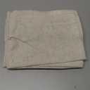 jinchan Beige Linen Kitchen Curtains and Valance Set Tier Curtains 24 Inch Length for Cafe Living Room Bedroom Bathroom Farmhouse Rustic Country Small Drapes 3 Piece Set Rod Pocket Crude (26"W x 24"L (Pack of 3))