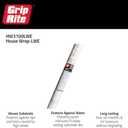 Grip-Rite Woven House Wrap-LWE Roll - Lightweight Durable Weather Barrier for Exterior Wall and Roofing Use - Enhances Insulation - White Transparent Fabric - 3' x 100' - HW3100LWE