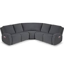 Recliner Sectional Couch Covers Sofa Covers Dark Grey