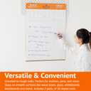 Amazon Basics Sticky Easel Pads for Presentations, Brainstorming, Classroom Use, Bleed-Resistant, Easy to Hang, 25 x 30 in, White, 2-Pack