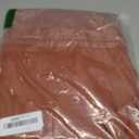 Mrs.Naturall Terracotta Curtains 38 Inch Width for Kitchen Door 2 Panels Rod Pocket Flax Linen Semi Sheer Mini Short Small Window Rust Curtains for Bathroom Basement RV Front Entry Doorway Wide 38x45