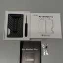 Wallet for Men, Slim Minimalist Wallet Card Holder with Location Tracking, Build in Airtag Chip Compatible with Apple Find My, RFIDBlocking Smart Air Wallet with Money Clip (Black Carbon Fiber)