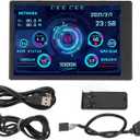 ASHATA 3.5in pc case Screen, USB Mini Screen, PC Temperature Display AIDA64 PC CPU Data Monitor Sensor Panel Monitor,PC Computer Temp