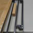Babelio Baby Gate for Stairs, Kitchen & Doorways, No Bottom Bar| Easy Install| One-Handed Operation| Auto-Close| Hardware Mount Safety Dog Gate (Black, 28" H, 29.7-46.5" W)