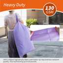 Polecasa Heavy Duty Large Laundry Bag with 130gsm Tear Resistant Fabric and Handles, Easy to Carry Durable Dirty Clothes Drawstring Bag, Perfect for College Dorm, Travel, 28x36,Purple