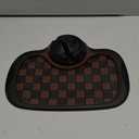 Upgrade Multifunction Car Anti Slip Mat with 360 Rotatable Phone Holder,Temporary Parking Number & Anti-Slip Dashboard Pad,Multi-Functional Rotatable Anti Skid Mat for Phone and Car Organizer (Brown)