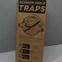 2 Pack Mole Traps,Galvanized Steel Scissor Trap,Reusable Mole Trap Killer,Easy Set Mole Eliminator Trap for Lawns