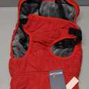 IECOii Warm Dog Coat - Adjustable Jacket with Reflective Fleece Turtleneck for Cold Weather, Soft Winter Coat for Small to Extra Large Dogs (Medium(Chest:16.5-20.9 in), Pure Red)