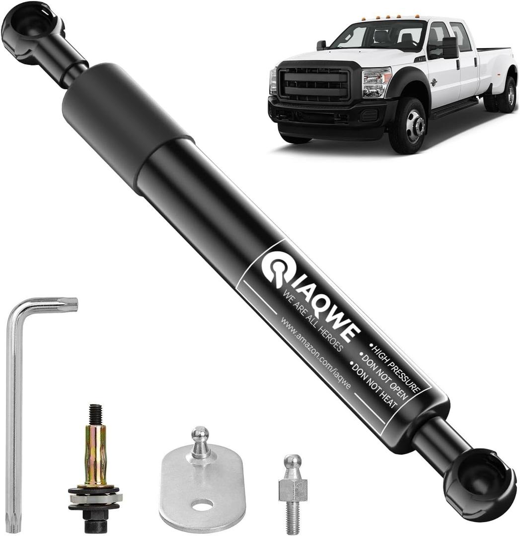 43203 Truck Tailgate Assist Shock Kit Fit for 1997-2003 Ford 150, 1999-2016 Ford 250 350 Super Duty Tailgate Accessories, Tail gate Shock Damper Strut (Provide All Tool)