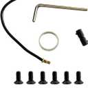 5/6 Hole Steering Wheel Hub Adapter Replacement for GMC Truck Pickup (Black)