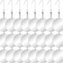Chephon Upgraded Bird Scare Discs Set - Large 24 Discs - Highly Reflective Double-Sided Bird Reflectors Scare Devices - Better to Keep Most Birds Away Like Woodpecker and Pigeon