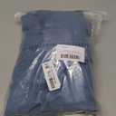 CHARTOU Women's Summer Casual Elastic Waist Pockets Work Midi Denim A Line Skirt (3X-Large,Light Blue)