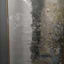 Solid wood Framed Canvas Wall Art Vintage Decor, Classical Oil Painting Canvas Prints Champ fleuri Vintage 20'X40'Wall Art for Home Room Bathroom Decor (Gray-yellow flower)