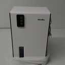 NineSky Dehumidifier for Home, 95 OZ Water Tank, (1000 sq.ft) Dehumidifiers for Bathroom Bedroom Basement with Auto Shut Off,7 Colors LED Light(White)