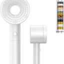 Filtered Shower Head with Handheld, high pressure shower heads High Pressure Water Flow and Multiple Spray Modes Shower Head with Filter (white)