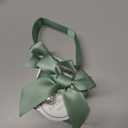 ACITHGL 30 Sets Fully Assembled Small Bubble Candle Party Favors for Guests Bulk Bridal Showers Favors Candles with Stylish Ribbons Thank You Cards Gifts (Green)