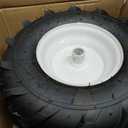 AR-PRO (2-Pack) 13x5.00-6 Tire and Wheel Assembly, 4-Ply Pneumatic Tiller Tires, 3/4" Bore & 3-1/8" Centered Hub, Compatible with Craftsman & Troy-Bilt Tiller, Garden Tractor, Trailer & Trenchers