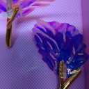 Mothers Day Mom Gifts for Women Grandma, Artificial Forever Birthday Flowers Galaxy Glass Eternal Roses with Heart Shaped Crystal Vase, Mother's Day Anniversary Wedding Rose Gifts for Wife Sister