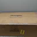 Huuger 27.6 Inch Tall Nightstand with Charging Station, USB-C Port, 2 Drawers Bedside Table, Larger Night Stand with 11.4 Inch Raised Legs, Painted Side Table End Table, for Bedroom, White