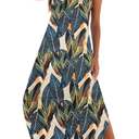Sampeel Summer Dresses Maxi Dress Vacation Beach Sundresses 2025 with Pockets, S