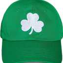 St Patricks Day hat for Men Women Clover Baseball Cap Shamrock Embroidered Green Gifts Saint Pattys Costume Funny